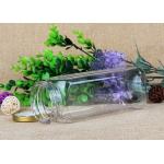 Damp-Proof Square Transparent Plastic Jars With Iron Lid Packaging 550ml