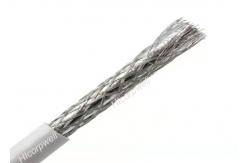 China RoHS Approved White RG6 Coaxial Cable For Video Applications supplier