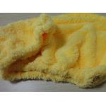 20*50 Yellow Colorful Microfiber Hair Turban , Elastic Crystal Button Hair Dry Cap for sale