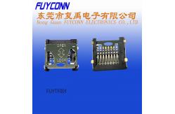 China Clamshell Memory Card Holder Micro SD 8 Pin TF Card Connector supplier