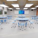 Space Saving Physics Lab Furniture Waterproof Laboratory Working Table for sale