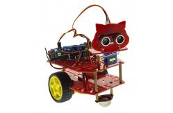 China Lightweight Arduino Starter Kit 2WD DIY Object Following HC-SR04 Electric Robot supplier