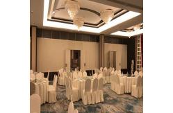 China Acoustic Office Villa Sliding Door Movable Partition Walls With Fabric Melamine supplier