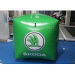 Green Square Shape Inflatable Race Marker Buoys For Swim Event EN71 for sale