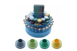 China Rotating Round Shape Jewelry Empty Drill Bit Storage Case 170*95mm supplier