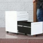 Muchn 3 Drawer Powder Coating Steelcase Mobile Pedestal