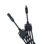 Protection Class II Fixed Connector Solar Branch  4 To 1 With Voltage 1500V for sale