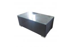 China Discount Rattan Furniture Double / Single Wicker Sofa Set With Table supplier