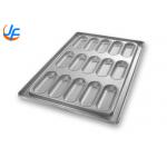 RK Bakeware China Foodservice 49015 Chicago Metallic Glazed Aluminized Steel Full Size Sub Sandwich Bun Baking Tray Pan for sale
