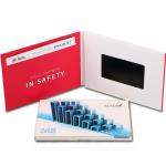 4.3 Inch LCD Screen Video Brochure Mailer , Portable LCD Video Business Card With Video Screen for sale