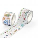 Wholesale Waterproof Custom Printed CMYK Glitter Washi Tape Supplier for sale
