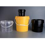 Logo As Required Round Plastic Bucket With Seal Lid For Packaging for sale