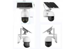 China SD Card Solar Powered PTZ Camera Outdoor 4G Security Camera supplier