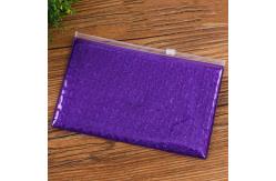 China Clear Transparent Recycle Zipper Bubble Bag Custom Logo And Size supplier