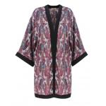 Printed Kimono Type Oversized Womens Cardigans With Mid Length Sleeve for sale