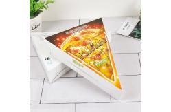China Paper Food Packaging Box PE Lamination Inside For Pizza Slice supplier