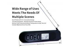 China Infrared Foldable Instant Read Digital Thermometer With Extended Wired Probe supplier
