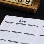Synthetic Leather Daily Weekly Planner 120 Sheets For Conference / Student Notes