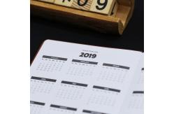 China Synthetic Leather Daily Weekly Planner 120 Sheets For Conference / Student Notes supplier