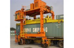 China 35t Gantry Mobile Crane Rubber Tire Container Straddle Carrier supplier