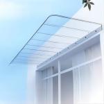 Invisible Polycarbonate Window Awning Invisible DIY PC Canopy Transparent Durable Design for sale
