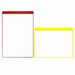 Dustproof PVC Removable Document Holder File Pocket Red Yellow for sale