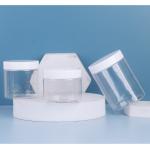 120ml Plastic Matte Cosmetic Storage Jars With Lid , Cosmetic Sample Containers