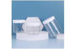 China 120ml Plastic Matte Cosmetic Storage Jars With Lid , Cosmetic Sample Containers supplier