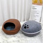 Handmade 100% Merino Fleece Cat Bed For Kittens for sale