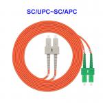 2 Core Multimode Fiber Optic Cable SC APC To SC UPC Zero Halogen for sale
