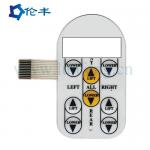 Pantone Tactile Metal Dome Switch 3M468 Adhesive RAL Membrane Switch With Led for sale