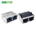 DGKYD312Q106AB2A4DN Multi-Port 1X2 RJ45 Network Connector Ethernet Transformer Gigabit Integrated Filter With Light for sale