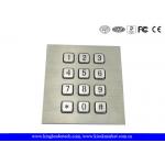 Illuminated Backlit Metal Keypad 3x4 Matrix for Low-lit / Dark Envirement