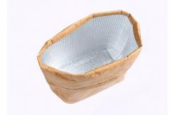 China Foldable Leakproof Jute Insulated Lunch Bag Washable Portable supplier