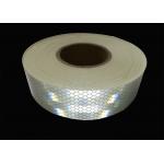 Yellow Red White Reflective Tape Sheets , High Visibility Night Light Reflective Stickers for sale