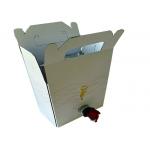 Customized Juice Bags In Box Packaging With Accessories Like Tap / Spout