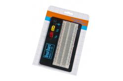 China Red / Blue Contacts Transparent Breadboard Black Aluminum Backing Plate supplier