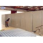 River Flood Protect Hesco Type Barriers Mil1 Welded Cages For Sand / Earth / Cement for sale