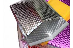 China Waterproof Metallic Bubble Mailer Packaging Bags Padded Shipping Envelopes supplier