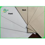 Waster Paper Pulp Recycled Coated Chromo Duplex Cardboard White / Grey