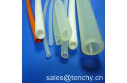 China Customized High Temp Silicone Tubing Shock Resistant , 30-80A Hardness supplier