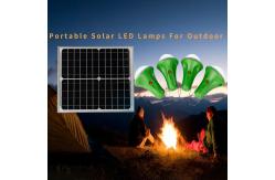 China 4pcs*3W LED Solar Emergency Lights Mini Solar Panel Battery Lighting Power System supplier