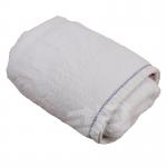 Sewn Square Towel 30*30cm Residuos Textiles De Algodon Wiping Terry Towel Used White Cotton Rags for sale