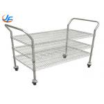 RK Bakeware China Foodservice NSF Stainless Steel Serving Cart Rolling Cart Transportation Cart for sale