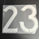 Elastic Iron On Heat Transfer Letters And Numbers For Football Jerseys
