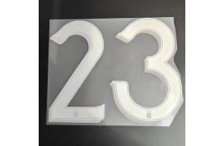 China Elastic Iron On Heat Transfer Letters And Numbers For Football Jerseys supplier