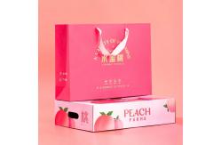 China Corrugated Board Fruit Packaging Boxes Varnishing Apple Packing Boxes supplier