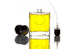 China New Style Glass Perfume Bottles Empty Recyclable Glass Spray Bottle With Cover supplier