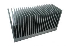 China Industrial Aluminum Heatsink Extrusion Profiles , with drill ,cutting ,tapping supplier
