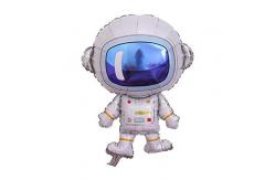 China Outer Space Themed Foil Mylar Party Balloons Astronaut Rocket Pattern 5Pcs supplier